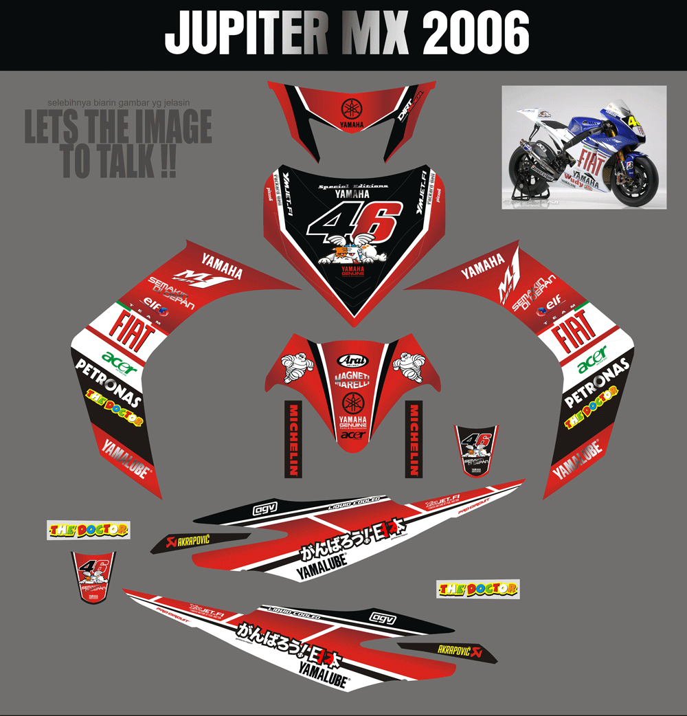 SM139 YAMAHA JUPITER MX 2006-FIAT MERAH SolusiPrint