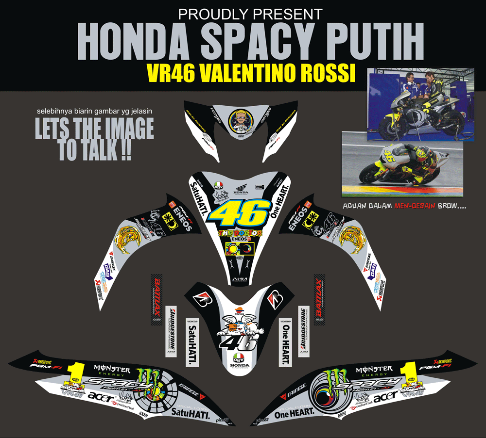 SMB31 HONDA SPACY PUTIH-ROSSI SolusiPrint