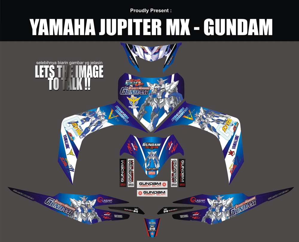 SMF82 YAMAHA REVISI JUPITER MX-GUNDAM SolusiPrint