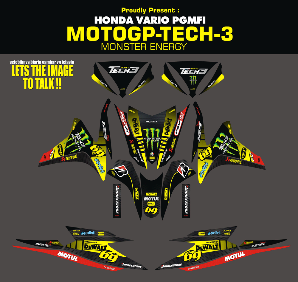 SMB46 HONDA VARIO INJEKSI-MONSTER ENERGY TECH3 SolusiPrint