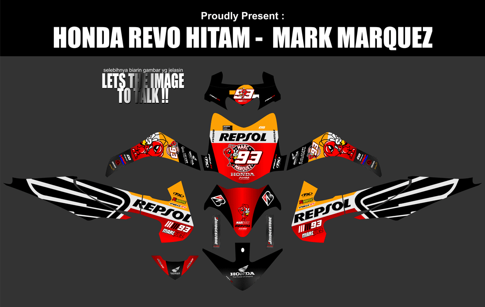 SMB84 REVO HITAM - MARK MARQUEZ SolusiPrint