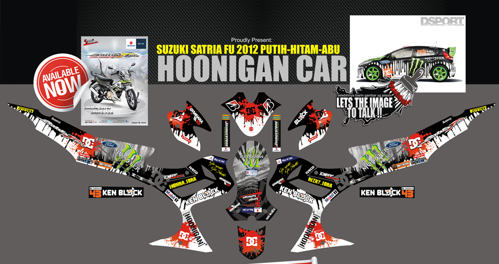 SMI76 SATRIA FU MONSTER HOONIGANS ABU ABU SolusiPrint