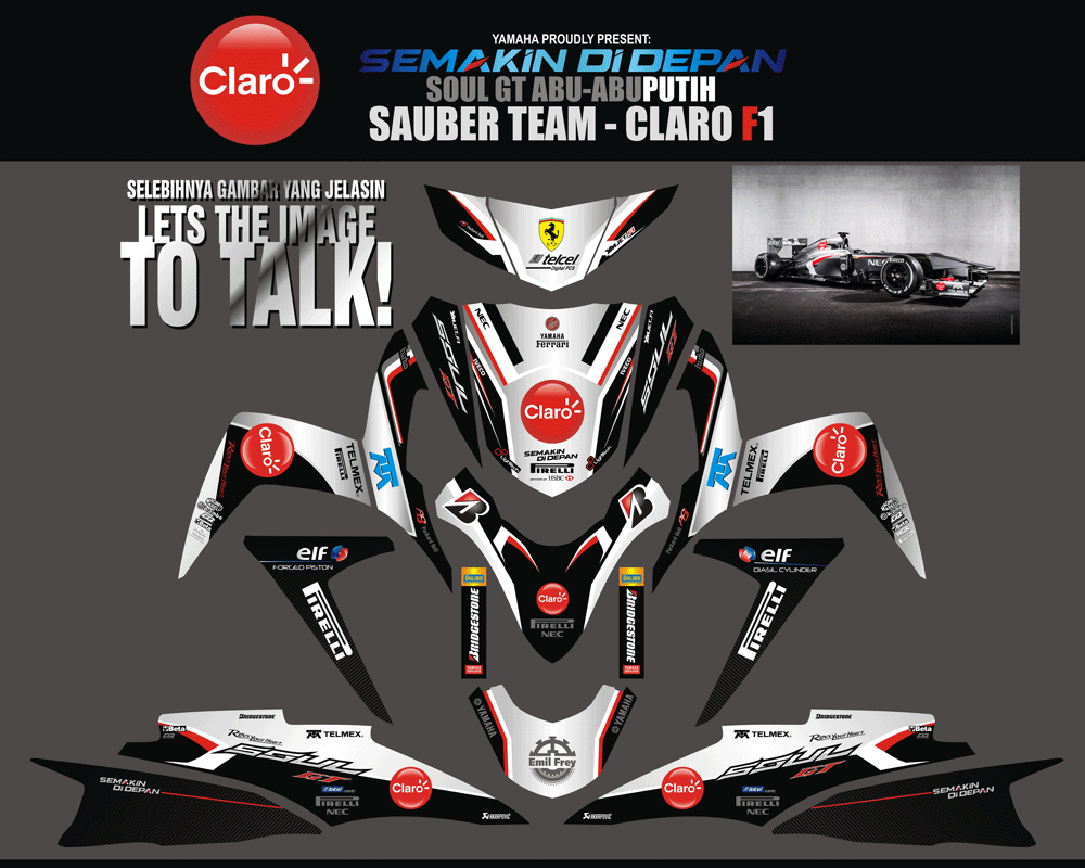 SMD67 SOUL GT - F1 SAUBER TEAM SolusiPrint