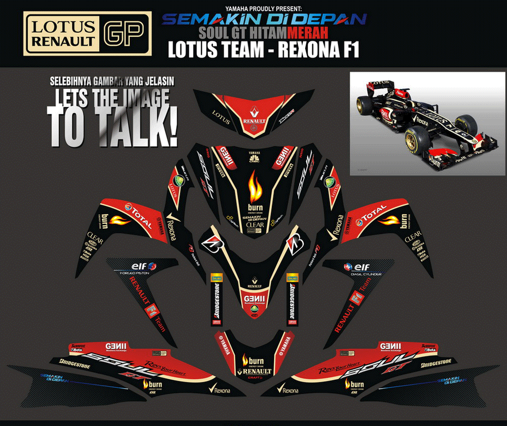 SMD64 SOUL GT - F1 LOTUS RENAULT TEAM SolusiPrint