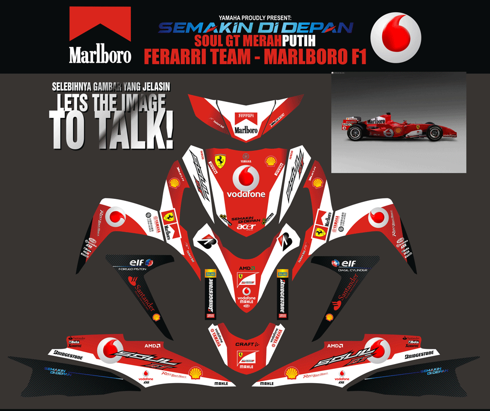SMD65 SOUL GT - F1 MARLBORO TEAM SolusiPrint