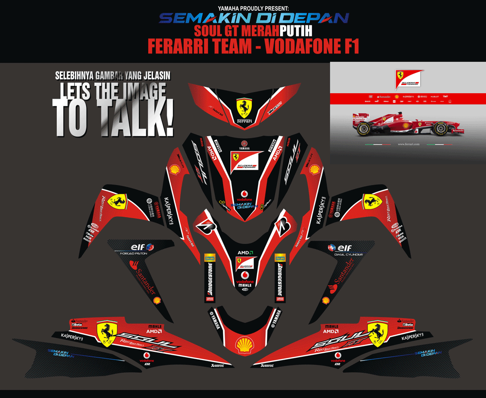 SMD68 SOUL GT - F1 VODAFONE TEAM SolusiPrint