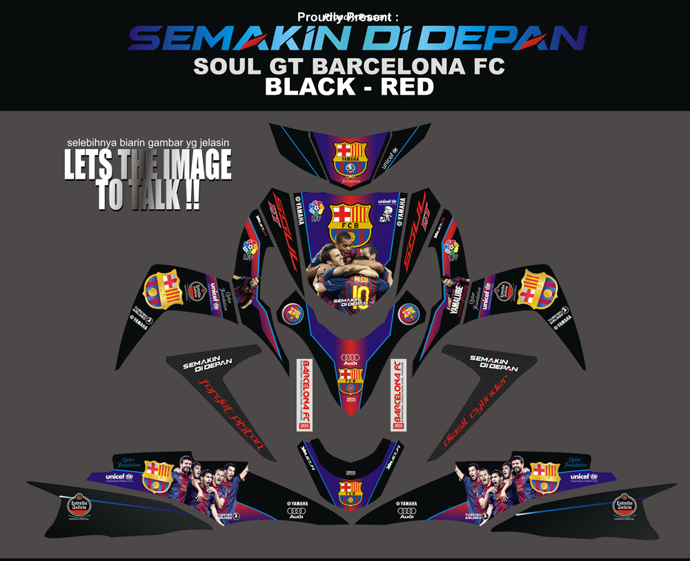 SMC34SOUL GT HITAM - BARCELONA SolusiPrint