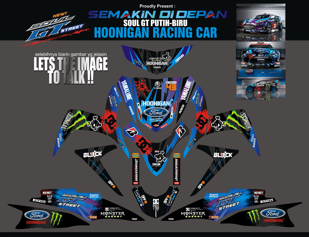 SMF57 SOUL GT HOONIGAN DC CAR RACING SolusiPrint