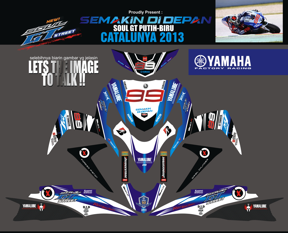 SMC37 SOUL GT LORENZO CATALUNYA 2013 SolusiPrint