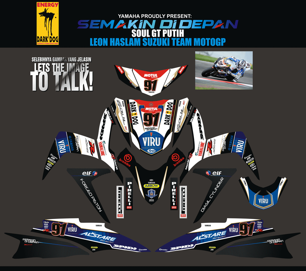 SMC41 SOUL GT PUTIH-LEON HASLAM SolusiPrint