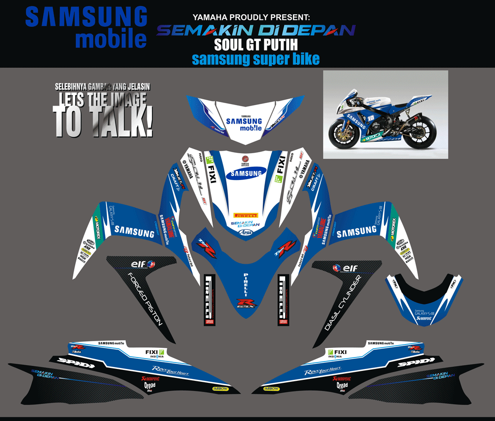 SMD80 SOUL GT - SUPER BIKE BIRU PUTIH SAMSUNG SolusiPrint