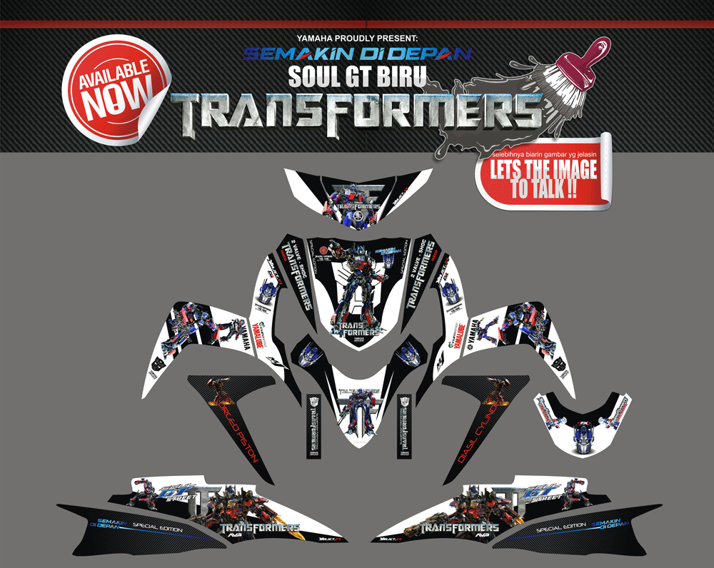 SMI96 SOUL GT-PUTIH-OPTIMUS PRIME SolusiPrint