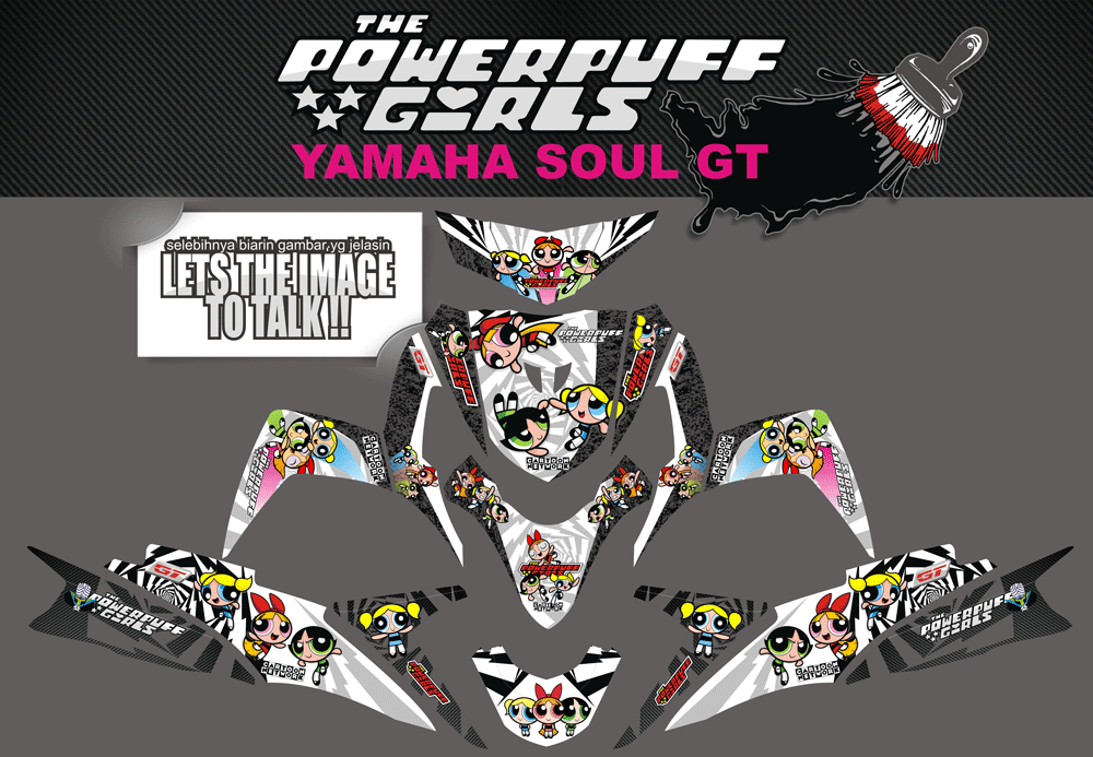 SME44 SOUL GT POWER PUFF GIRL SolusiPrint