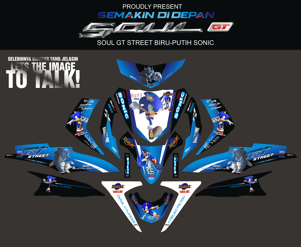 SMB105 SOUL GT STREET BIRU-PUTIH SONIC SolusiPrint