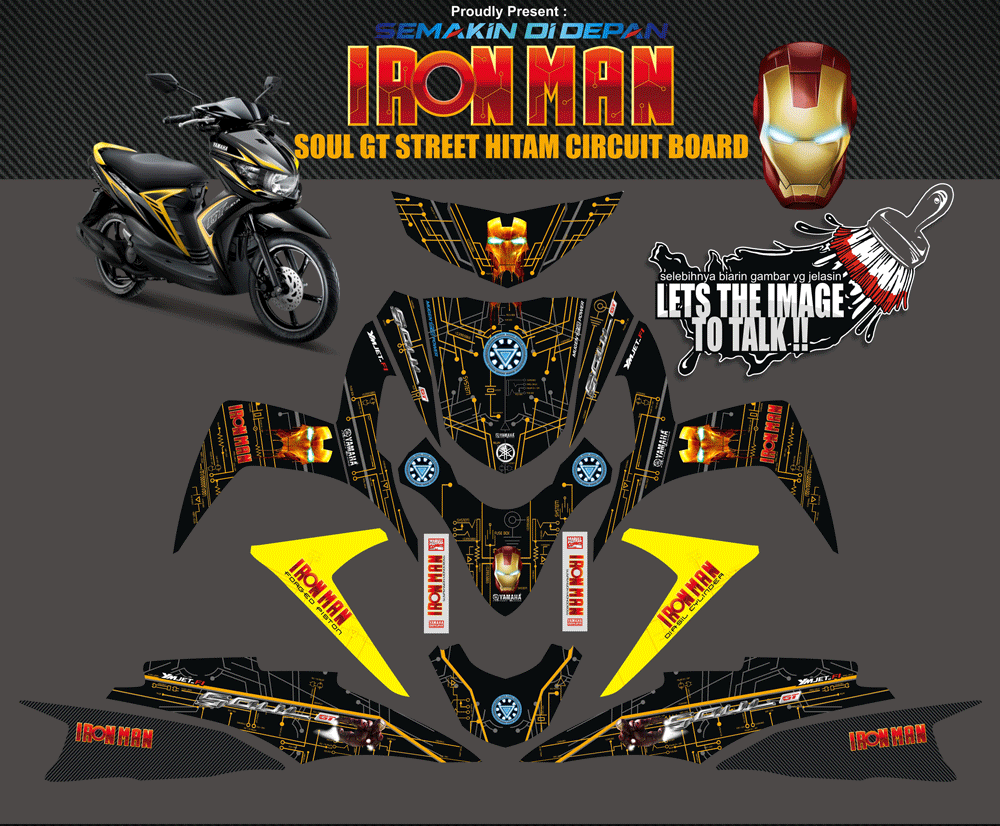 SMF60 SOUL GT IRONMAN CIRCUIT BOARD SolusiPrint