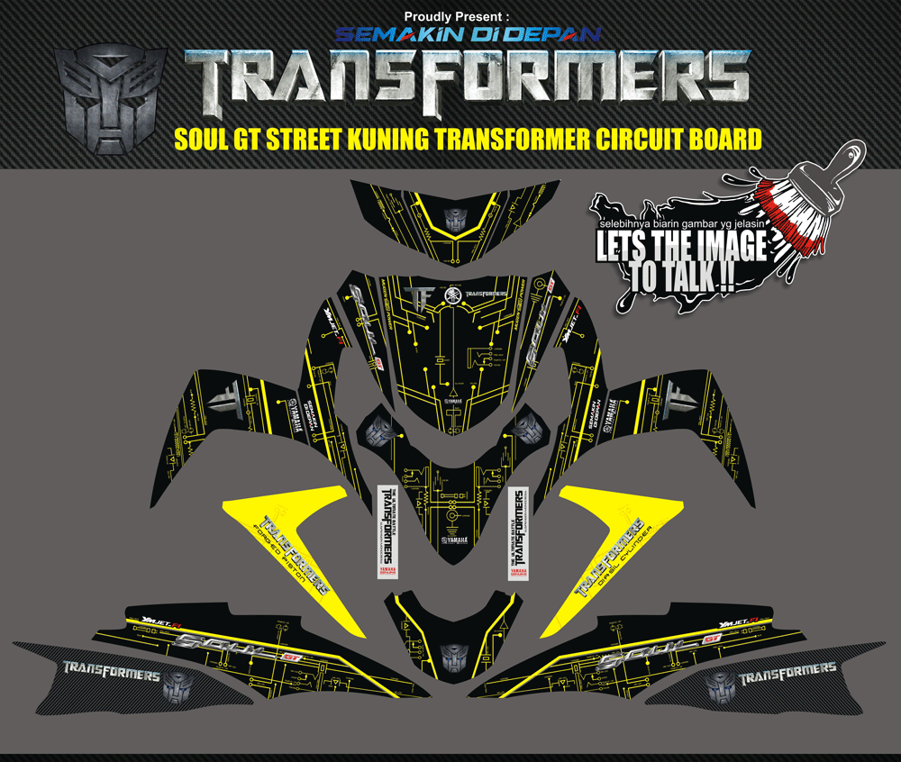 SMF65 SOUL GT STREET HITAM TRANSFORMER CIRCUIT SolusiPrint