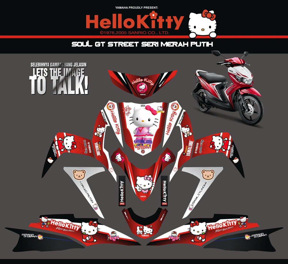 SMC43 SOUL GT STREET SERI MERAH-PUTIH-HELLO KITTY SolusiPrint