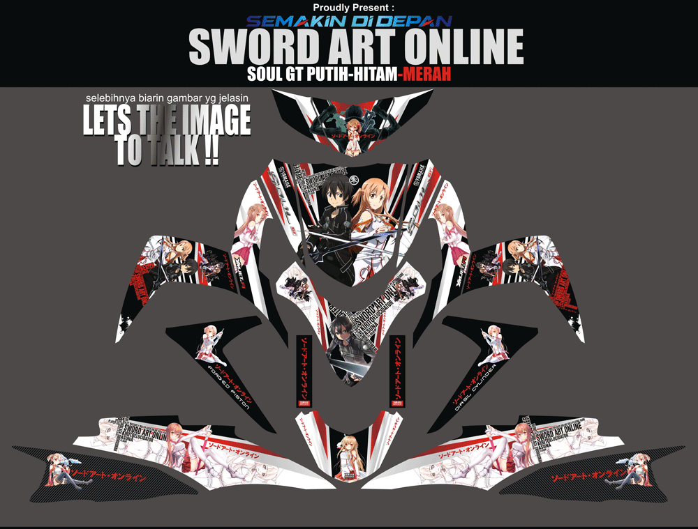 SMD84 SOUL GT - SWORD ART ONLINE SolusiPrint