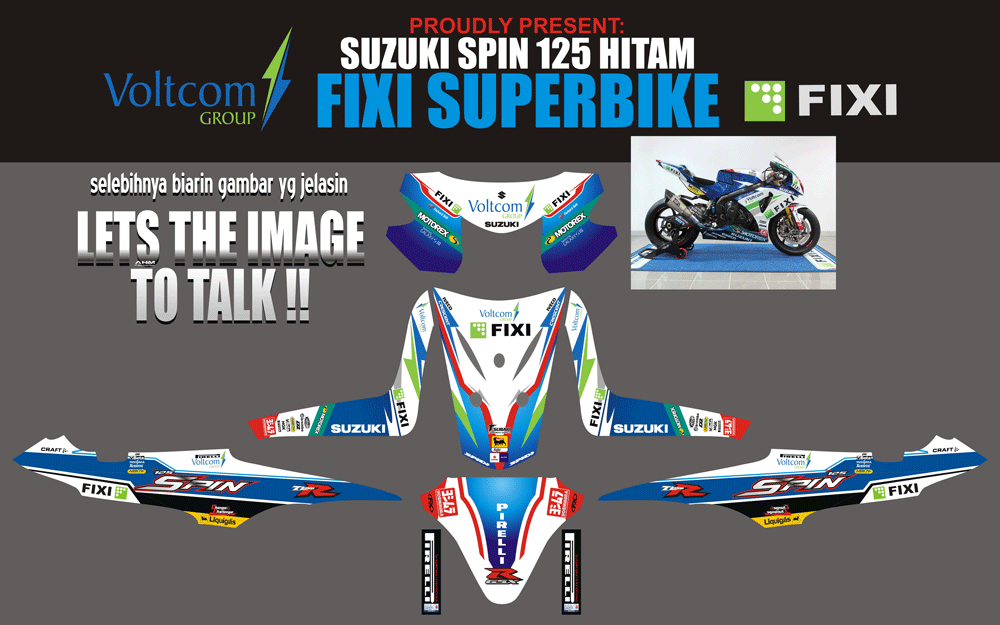 SMD106 SUZUKI SPIN 125 - SUPERBIKE SolusiPrint