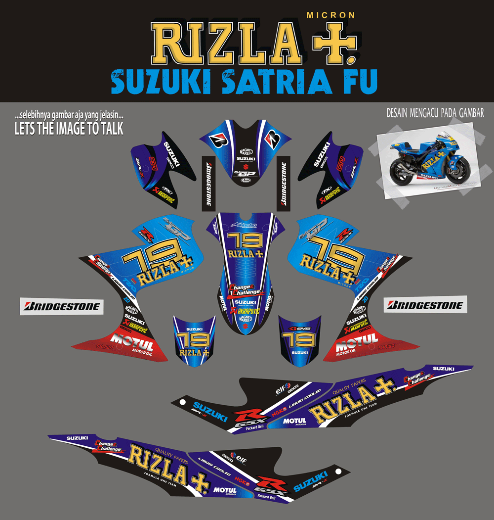 SM131 SUZUKI SATRIA FU-RIZLA BIRU SolusiPrint