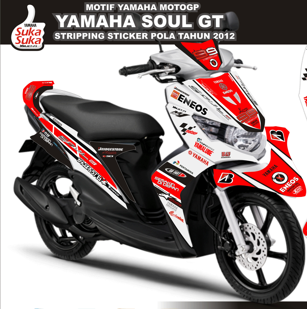 SM100 SOUL GT PUTIH - ANTOK DEALER YAMAHA BENGAWAN SOLO MALANG SolusiPrint