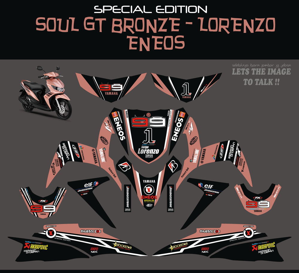 SM91 SOUL GT -COKLAT SolusiPrint