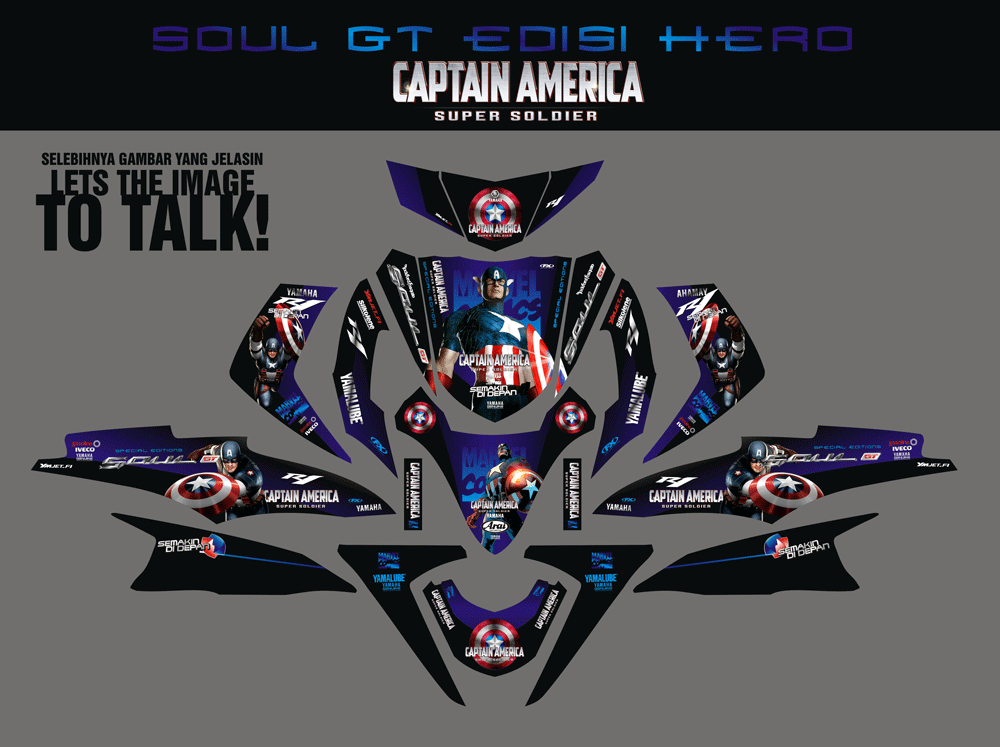 SM116 SOUL GT-HITAM-CAPTAIN AMERICA SolusiPrint