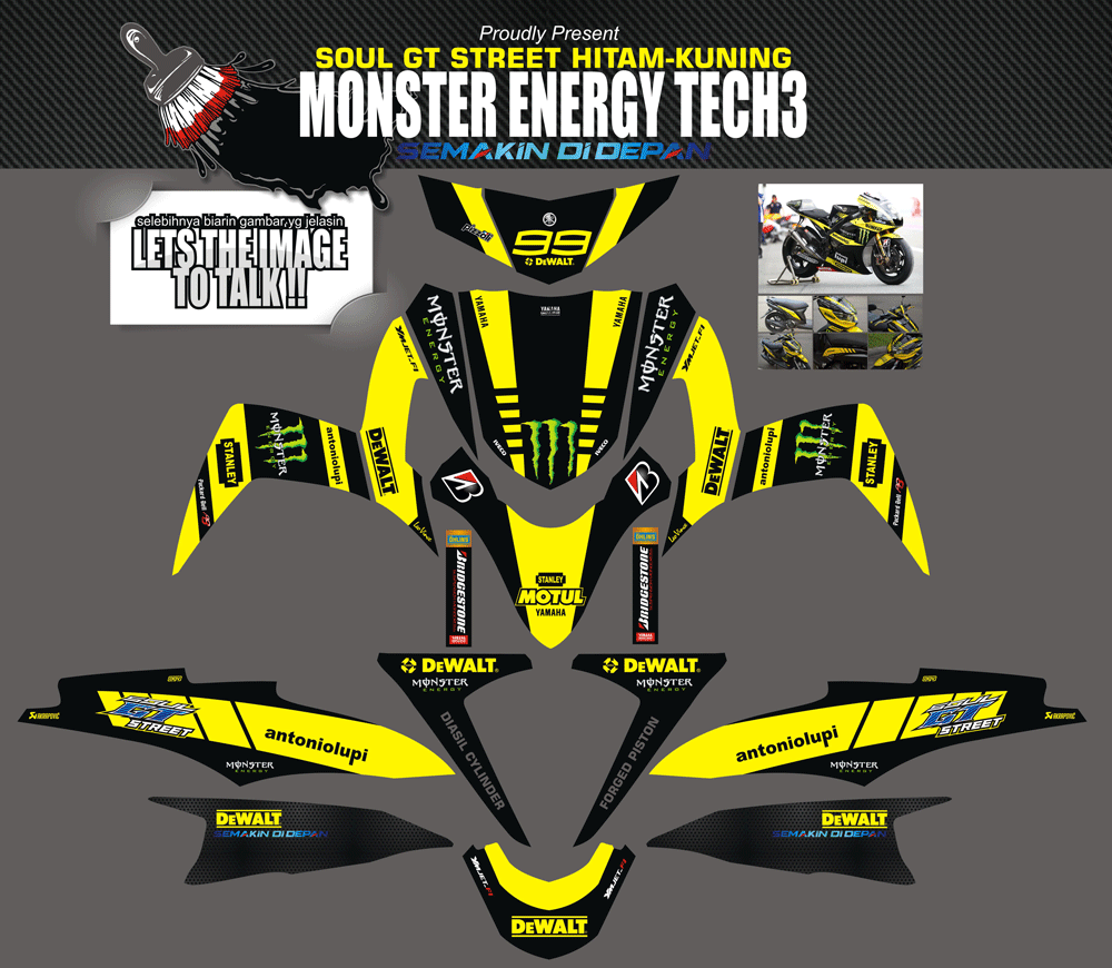 SME47 SOUL GT TECH3 CARGLOSS SolusiPrint