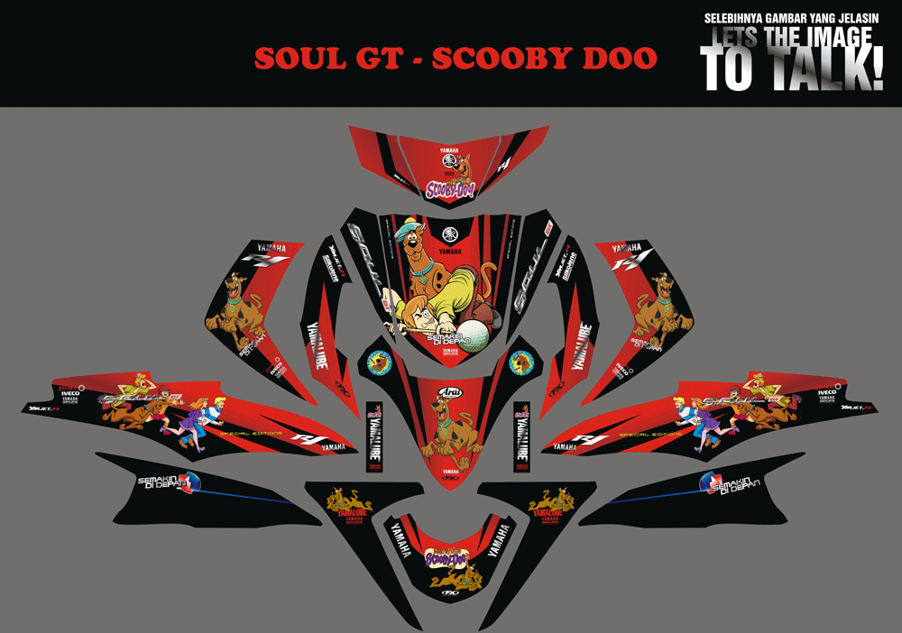 SM123 SOUL GT-SCOOBY DOO SolusiPrint