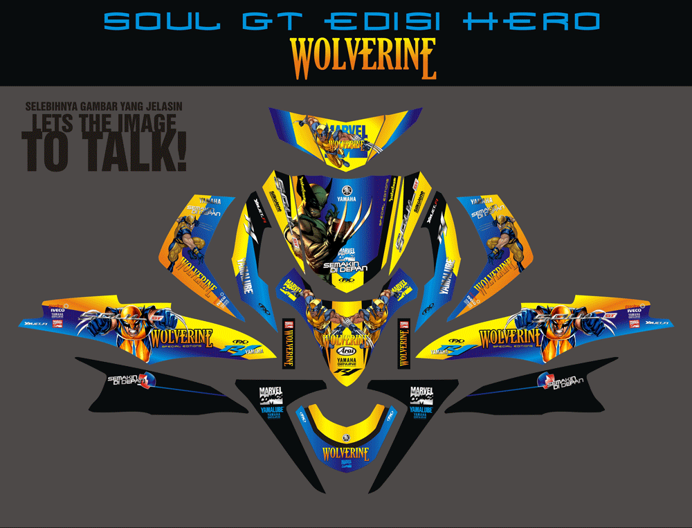 SM111 SOUL GT-BIRU WOLVERINE SolusiPrint