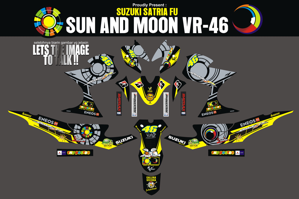 SMD103 SUZUKI SATRIA FU-VR46 ROSSI SolusiPrint
