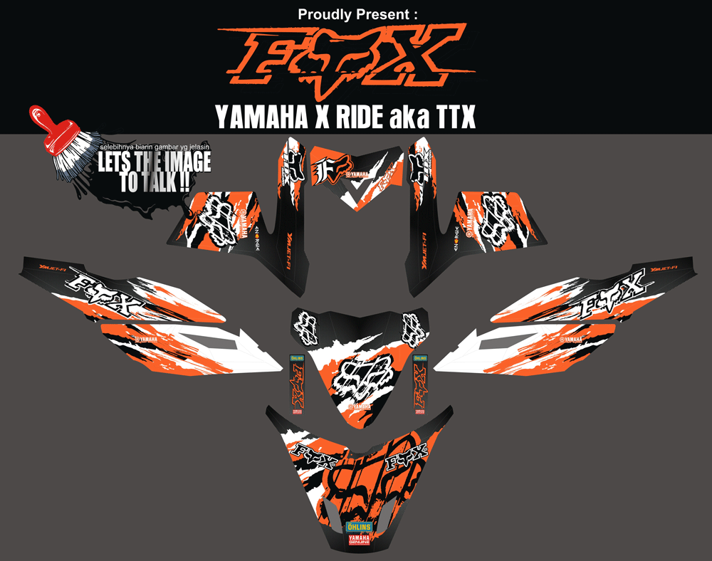 SMG11 X RIDE - FOX RACE CARBONE SolusiPrint