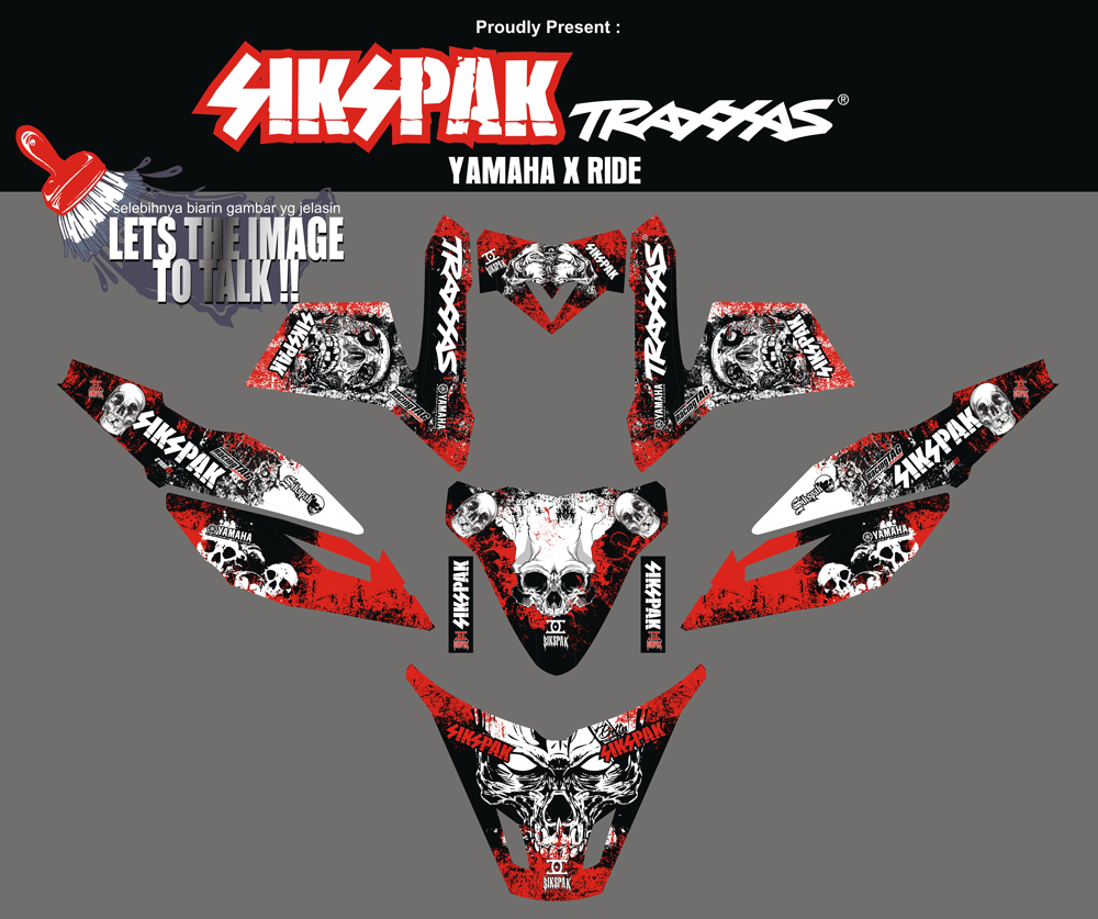 SMG28 X RIDE - SIKSPAK TRAXXAS SolusiPrint