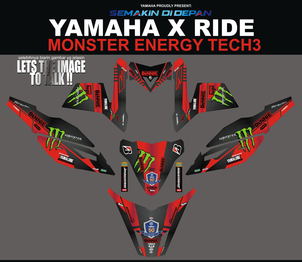 SMG19 X RIDE - MONSTER ENERGY SolusiPrint