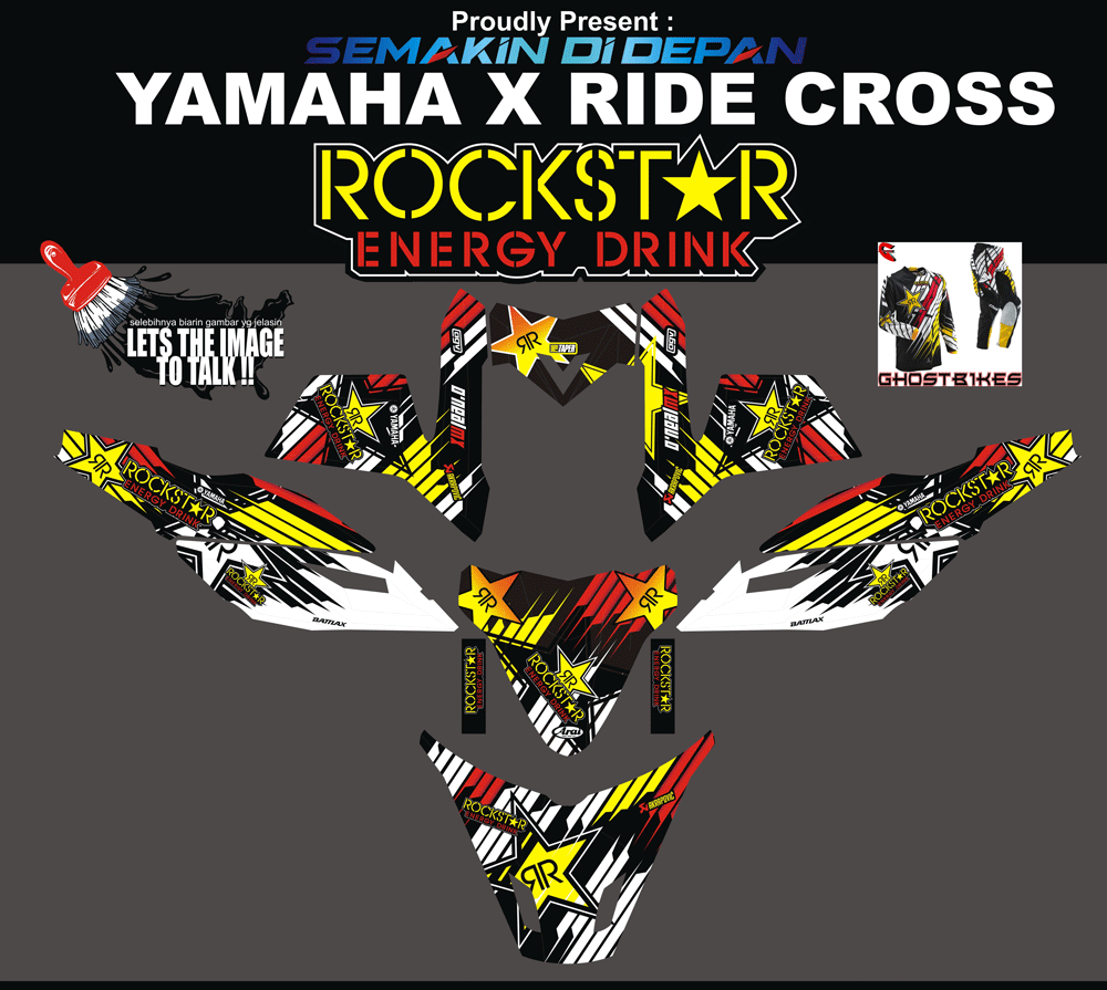 SMG25 X RIDE - ROCKSTAR SolusiPrint