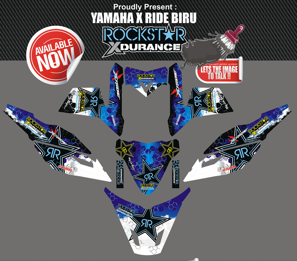 SMG59 YAMAHA TTX RIDE ROCKSTAR BLUE SolusiPrint