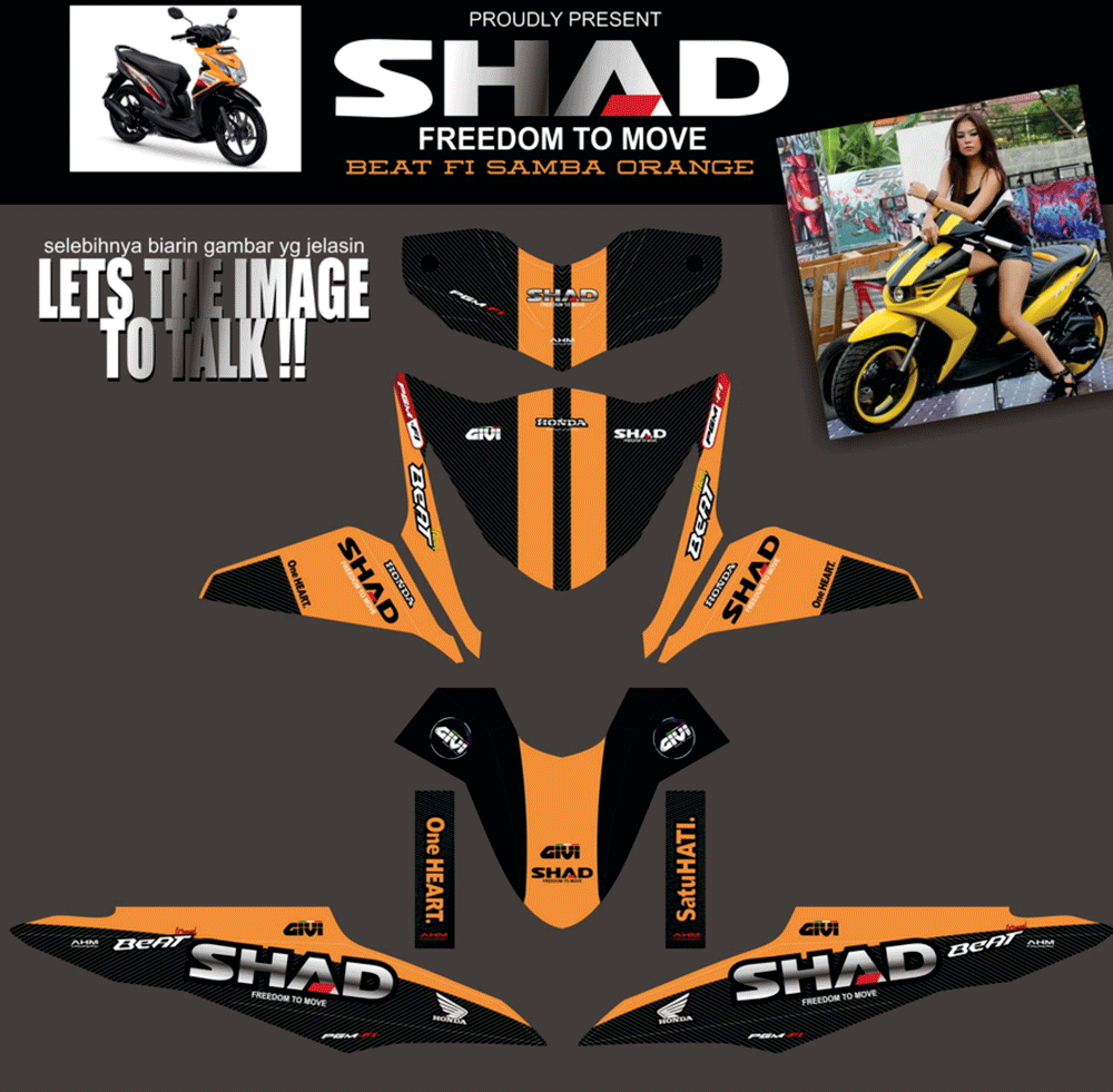 SMC2 HONDA BEAT FI- BOXS SHAD SolusiPrint