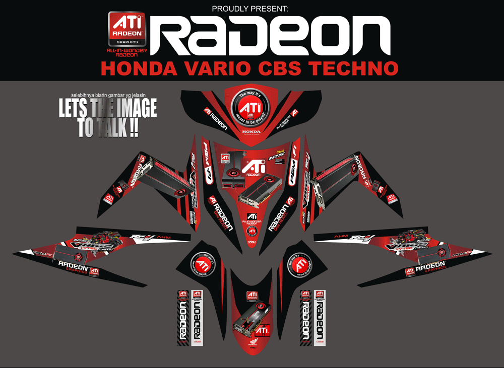 SMB55 HONDA VARIO MERAH-ATI RADEON SolusiPrint