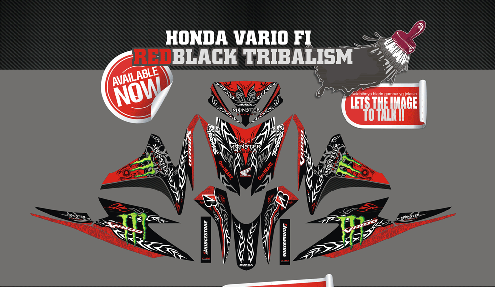 SMI41 HONDA VARIO FI TRIBALISM SolusiPrint