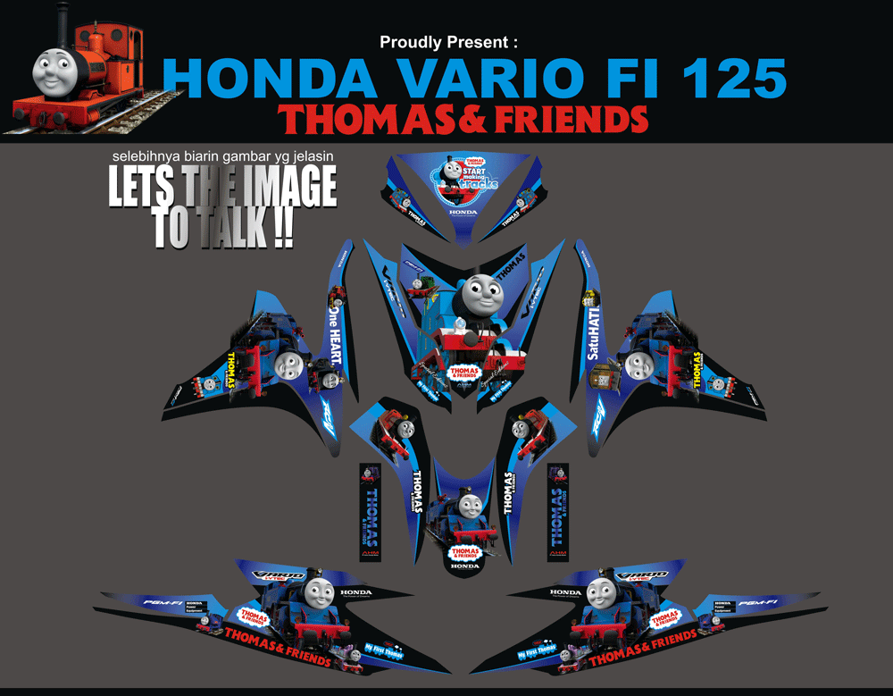 SMD27 HONDA VARIO 125 BIRU-THOMAS SolusiPrint