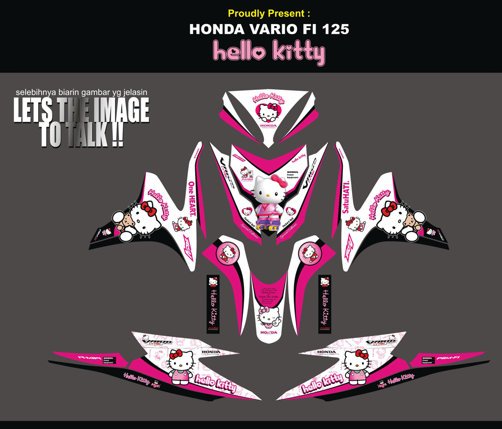 SMD32 HONDA VARIO FI 125 - HELLO KITTY SolusiPrint