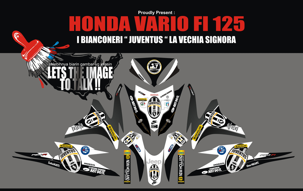 SMF32 HONDA VARIO 125i JUVENTUS SolusiPrint
