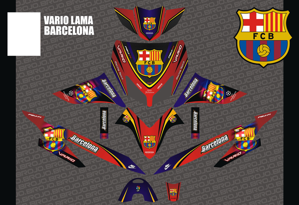 SMI42 HONDA VARIO LAMA - BARCELONA SolusiPrint