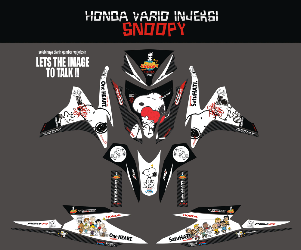 SM50 HONDA VARIO INJEKSI-SNOOPY SolusiPrint