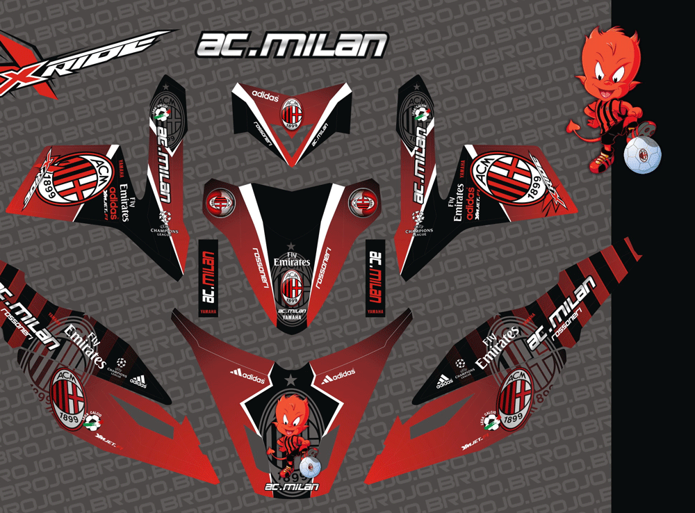 SMG5 X RIDE - AC MILAN SolusiPrint