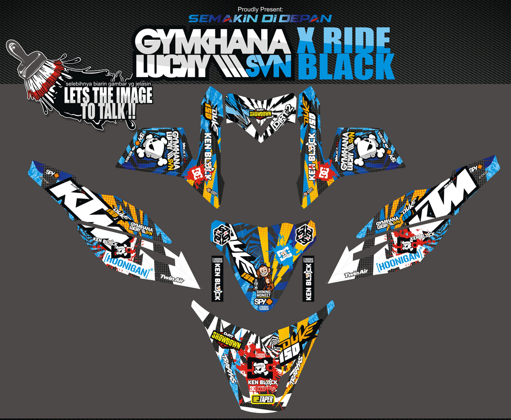 SMG36 X RIDE BLUE BLITAR HOONIGANS SVG SolusiPrint
