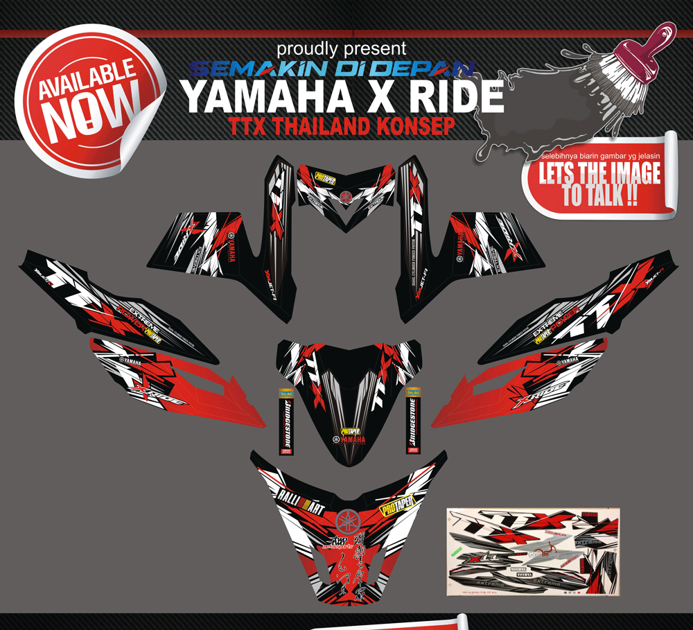 SMG53 X RIDE TTX THAILAND KONSEP DECAL SolusiPrint