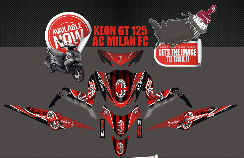 SMI100 XEON GT 125 AC MILAN SolusiPrint