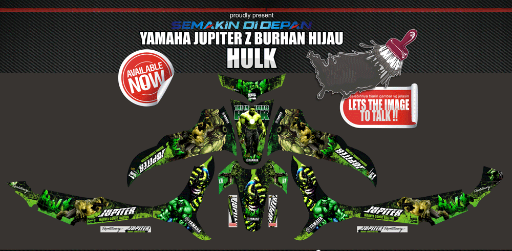 SME48 YAMAHA JUPITER BURHAN HULK HIJAU SolusiPrint