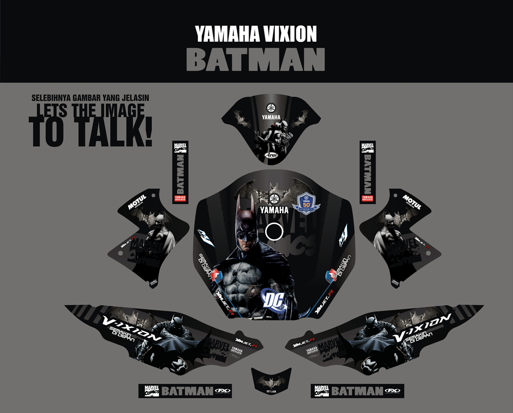 SME53 YAMAHA VIXION BATMAN SolusiPrint